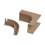 Multilink® 99496K Flat Raceway Elbow, 1 in Bend Radius, 1-3/4 in, PVC
