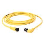 Rockwell Automation 889D-F4ACDE-3 DC Micro Style Standard Patch Cord, M12 Connector, 4-Pin Straight Female x 4-Pin 90 deg Male Connector, 9.84 ft Cable Length