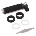 Allen-Bradley 42CB-P2LPA-L2 18 mm High Speed Sensor, 18 mm Cylindrical, Polarized Retroreflective, Vis Red, Manually Adj, PNP, DC LO or DO Sel, 2 m  Cable, Plastic, 18mm Mount, 0.50 ms, 3 mm Min Sens Dis, 3750 mm Operating Dis, 2800 mm Sens Dis