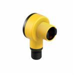 Banner Engineering Ez-Beam® T18SN6FF100Q Photoelectric Sensor, Rectangular, 100 mm, Infrared Sensing Beam, 3 ms Response Time, NPN Output