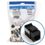 GigaMax® QuickPort® QuickPack® 5G108-BE5 8-Conductor 8-Position UTP Connector, Cat 5e Module, Panel Mounting, 1 Ports