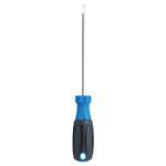 Jonard Tools® SDC-3166 Screwdriver, Cabinet Slotted Point, 3/16 in Point, S2 Steel Shank, 9-3/4 in OAL, Rubber Handle