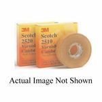 Scotch® 054007-04832 2520 Single-Sided Varnished Cambric Electrical Tape, 36 yd L x 1-1/2 in W x 8 mil THK, Fabric, Rubber Resin Adhesive, Cotton Cloth Backing, Yellow