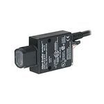 Allen-Bradley PHOTOSWITCH® MiniSight™ 42KL-L2TC-A2 Small Aperture Fiber Optic Photoelectric Sensor, Rectangle Shape, 660 nm Sensing, Visible Red Sensing Beam, 8.3 ms Response Time, MOSFET Output