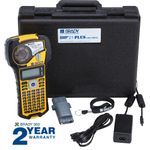 Brady® BMP®21 BMP21-PLUS-KIT1 Portable Label Printer Kit, Thermal Transfer Print, AA Battery Power Source, LCD Display