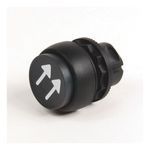 Rockwell Automation 800FP-E2U261 Double Arrow Round Pushbutton Operator, Black