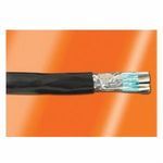 Alpha Wire 1898/6C SL001 Unshielded Multi-Conductor Cable, 300 VAC, (6) 18 AWG Stranded Tinned Copper Conductor, 1000 ft L
