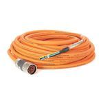 Rockwell Automation SpeedTEC Cable, Motor Power Only, SpeedTec DIN Connector, Drive-end, Flying-lead, 10 AWG, Standard (Non-Flex), 20 Meters