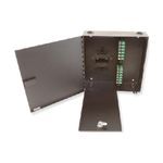 Multilink® FWM-4X-LC 1-Door 24-Port Wall Mount Enclosure, 12 in L x 12 in W x 3-1/2 in D, Steel