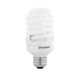Sylvania DULUX® CF23EL/MINI/830/29397 Compact Fluorescent Lamp, 23 W Wattage, Medium Lamp Base, CFL Lamp, Mini-Spiral Shape, 1600 Lumens