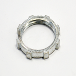 Bridgeport® 103-DC Conduit Locknut, 1 in, Die Cast Zinc, Ball Burnished/Mirror Smooth