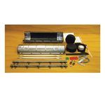 PLP® 8006429 Premium Reusable Re-Enterable ARMADILLO® Fiber Optic Splice Case, 6-1/2in H x 22 in W, Stainless Steel