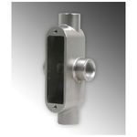 Calbrite™ S61000XB00 Type X Conduit Body, 1 in Hub, Form 8 Form, 13 cu-in Capacity, 316 Stainless Steel