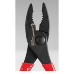 Jonard Tools® BCOMB Side Cut Slip Joint Plier, 1-1/4 x 1-3/4 in W, 3/8 in THK Jaw, 7-5/8 in OAL