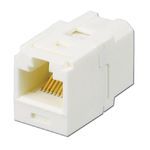 Panduit® CC5E88IW TX5e™ 8-Position 8-Wire RJ45 TG Style Universal Unshielded UTP Coupler Module, Cat 5e/Mini-Com® Module