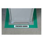 Brady® ToughStripe® 104345 Non-Reflective Floor Marking Tape, 100 ft L x 3 in W, Green, B-514 Polyester