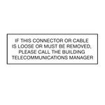 PREMISE WIRING HGRKTLBL Non-Metallic Ground Wire Label, 3/4 in L x 3/4 in W, Metallic Legend/Background