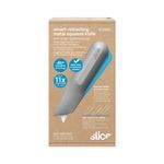 Slice™ 10494 Smart-Retracting Squeeze Knife, Utility Blade, Button, Ceramic Blade, 1 Blades Included, 6.65 in OAL