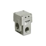 SMC® VEX3500-06-B VEX 6-Port Valves, 0.5 MPa Pressure, Aluminum/Stainless Steel Body