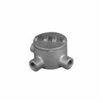 O-Z/Gedney GUAT-75 Conduit Outlet Box, 3/4 in, 3 in Cover Opening, 15 cu-in Capacity, Zinc Plated