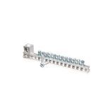 Siemens EC2GB122 Ground Bar Kit, 14 to 4 AWG, 12 Terminals, For Use With: ES and PL Loadcenter