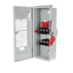 Siemens HF362RL Enclosed Fusible Heavy Duty Safety Switch, 600 VAC, 60 A, 15 hp, 50 hp, TPST Contact Form, 3 Pole
