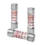 Ferraz Shawmut OTM20 Fast Acting Low Voltage Midget Fuse, 20 A, 250 VAC, 10 kA Interrupt, Class: Midget, Cylindrical Body