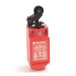Rockwell Automation Safety Limit Switch, 22mm Plastic, Hinge Lever, 1 N.C., 1 N.O., Snap Acting, 1/2 inch NPT Conduit