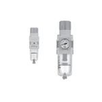 SMC® AW40-04D-B AW40-B Modular Filter Regulator, R1/2 Port, 0.05 to 0.85 MPa Pressure, Polycarbonate Bowl