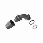 Carlon® LT20F-NEW Non-Metallic Liquidtight Conduit Connector, 1 in Trade, 90 deg Angle, PVC