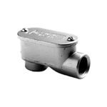 Bridgeport® 1027 Type LB Service Entrance Conduit Body, 1 in Hub, 10.8 cu-in Capacity, Aluminum, Enamel Coated