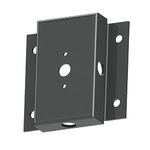 Atlas® 500-WBBZ Wall Bracket, For Use With: SLP Series Area Light Fixtures, Steel
