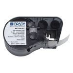 Brady® BMP® 21 MC-750-427 Self-Laminating Wire and Cable Label, 25 ft L x 3/4 in W, Black on Translucent/White Legend/Background, B-427 Vinyl