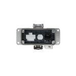 GracePort P-R2-F3RX PANEL INTERFACE CONNECTOR WITH RJ45, PMH, UL TYPE 4, NO OUTLET