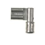 Panduit® Pan-Term® DR14-250-C DR Series Vibration-Resistant Female Disconnect, 16 to 14 AWG Conductor, 0.25 in W x 0.032 in THK Tab, Sleeve Barrel, Brass, Metallic, Insulated: Non-Insulated