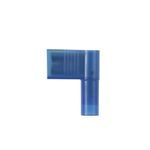 Panduit® Pan-Term® DNFR14-250B-L Female Disconnect, 16 to 14 AWG Conductor, 0.25 in W x 0.032 in THK Tab, Butted Seam Barrel, Brass, Blue, Insulated: Insulated