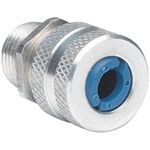 Killark® ZS108 Straight Cord Connector, 1/2 in Trade, Cable Openings: 3/8 to 1/2 in, Copper-Free Aluminum, Natural