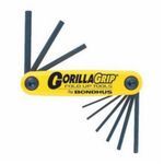Bondhus® 12585 GorillaGrip® HF5 Key Set, 5 Piece, Protanium® Steel, ProGuard™ Black