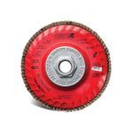 CGW® 39714 Contaminate-Free Compact Premium Coated Flap Disc, 4-1/2 in Diameter Disc, 60 Grit, Coarse Grade, Z3® Zirconia Alumina Abrasive, Trimmable Disc