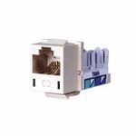 PREMISE WIRING XCELERATOR™ HXJ3TI 8-Position Standard Universal A/B Jack, Cat 3/RJ45 Module, Keystone Mounting