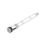 Brad® Mini-Change® 130006-0156 A-Size Single End Cordset, 7/8-16 Connector, Straight Male x Pigtail Connector, 0.91 m Cable Length, 2 Pole, 1 Keyway