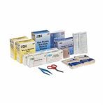 Pac-Kit® 6450 First Aid Kit, 245 Components, Steel Case, 9-1/2 in H x 13-1/2 in W x 2-3/4 in D