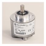Rockwell Automation 842E-CM Ethernet/IP Encoder - CIP Motion, Single-turn (1 turn), Solid shaft 3/8 in with flat, M12 connector, 262,144 (18 bit) steps per revolution