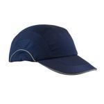 PIP® HARDCAP A1+™ 282-ABR170-21 Baseball Bump Cap, Universal, Navy, Cotton/HDPE/Polyester