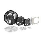 nVent HOFFMAN A6AXFNGQ DTHRM Compact Axial Fan, 100 to 120 VAC, 0.16/0.19 A, 16/18 W Power, 85/102 cfm Air Flow