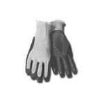 Cully™ 67654 Gripping Work Gloves, Coated/Utility Glove, XL, Latex Palm, Acrylic, Blue/Gray, Knit Wrist Cuff