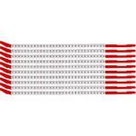 Brady® SCN10-5 Clip Sleeve™ Pre-Printed Wire Marking Sleeve, 0.11 to 0.134 in Wire, Nylon, 5 Legend
