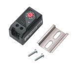 Hoffman ATEMNC D85 Temperature Control Switch, 120/150 VAC/VDC, NC, DIN Rail Mount
