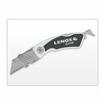 Lenox® 10771FLK1 Locking Tradesman Utility Knife, Trapezoid Blade, 1-1/8 in Blade Width, Bi-Metal Blade, Blades Included: 1, 9.2 in OAL
