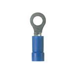 Panduit® Pan-Term® PV14-8R-M Type PV-R Funnel Entry Insulated Ring Terminal, 16 to 14 AWG Conductor, 0.92 in L, Copper